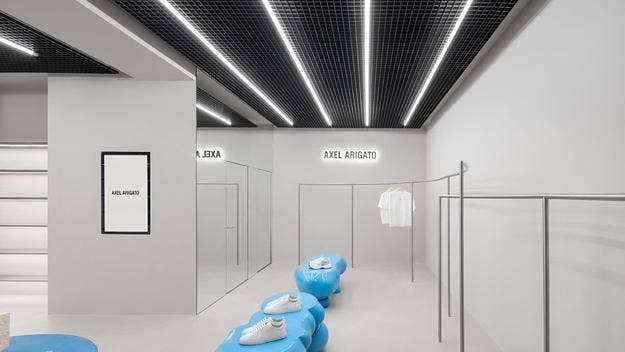 Axel Arigato has opened its first-ever store in Bicester Village, a popular shopping destination in Oxfordshire, England. Opening earlier this week, the new spa