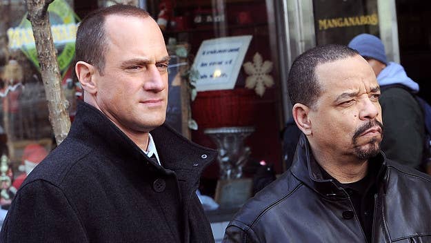 Ice-T and Christopher Meloni took to Twitter to clear up rumors of the 'Law &amp; Order: SVU' actors feuding, with Ice-T saying any drama between them is fake.