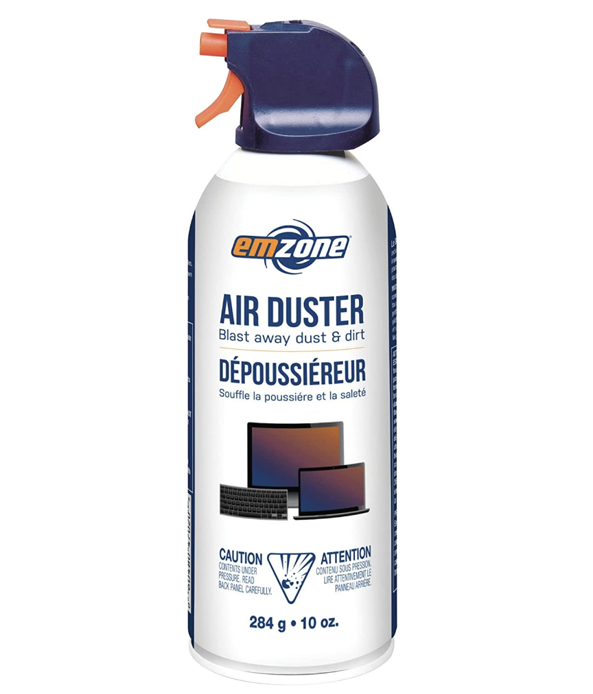 a bottle of air duster