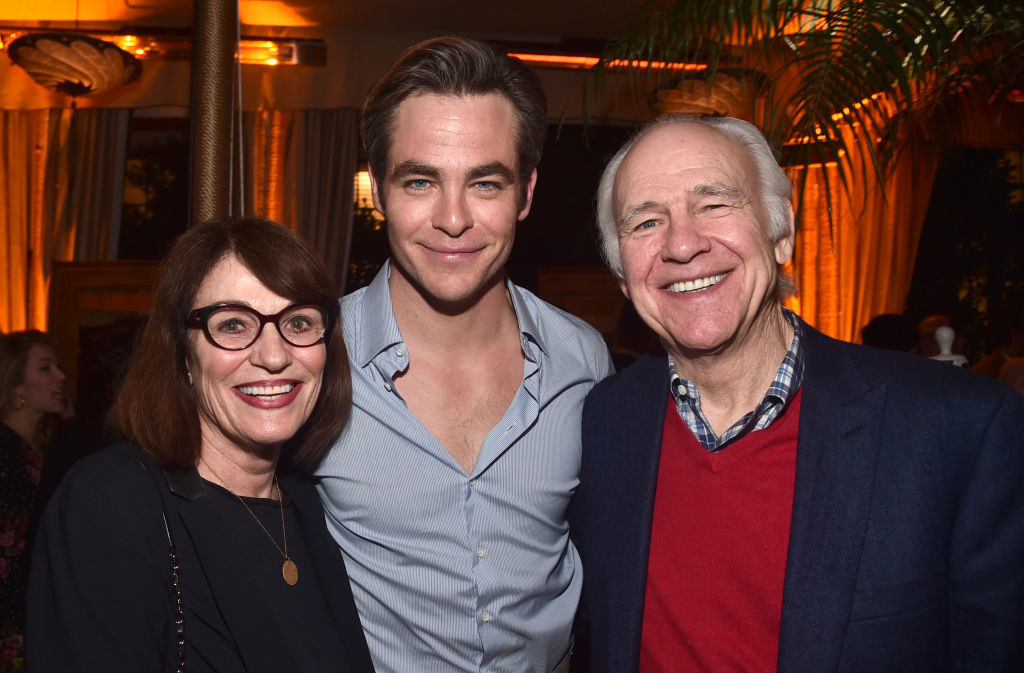 Chris with his parents