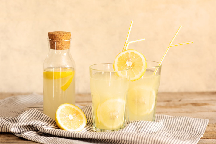 glasses of lemonade