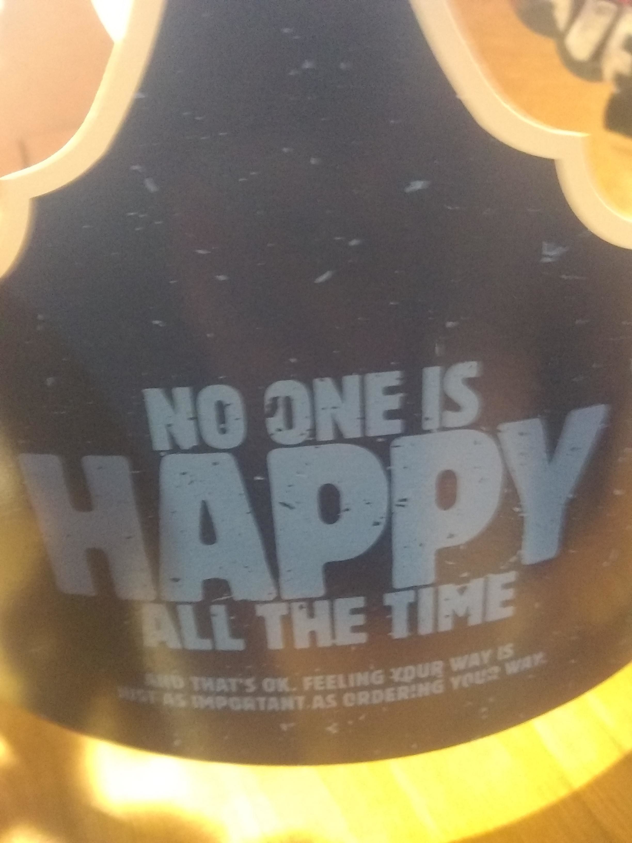 &quot;No one is happy all the time and that&#x27;s OK. Feeling your way is just as important as ordering your way&quot; on Burger King merch