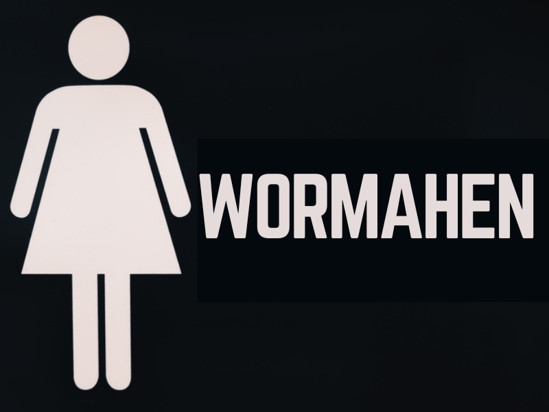 restroom sign wormahen