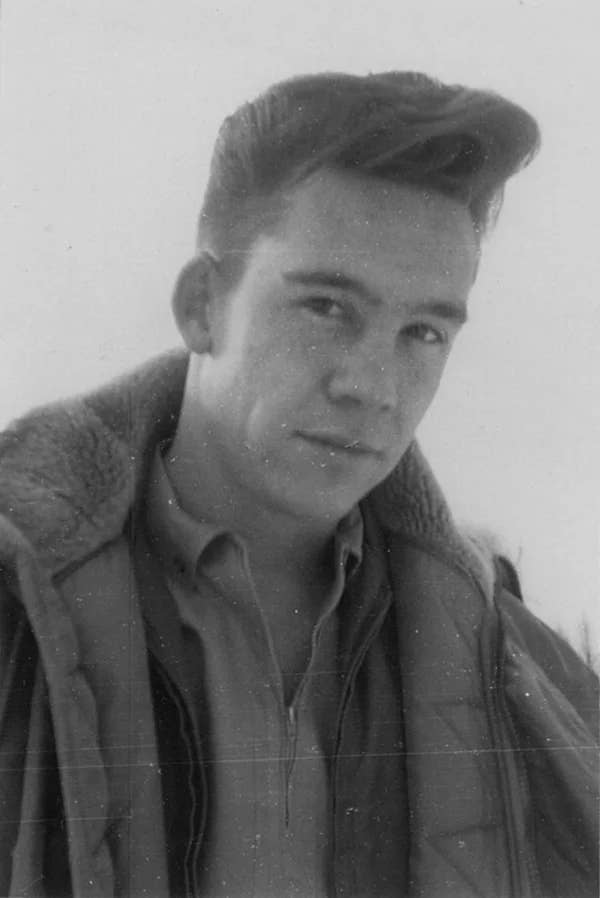 Bob Ross with a &#x27;50s pompadour