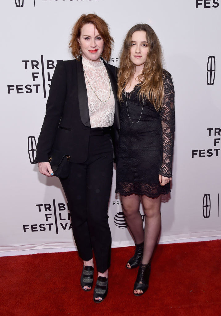 the mom and daughter on the red carpet