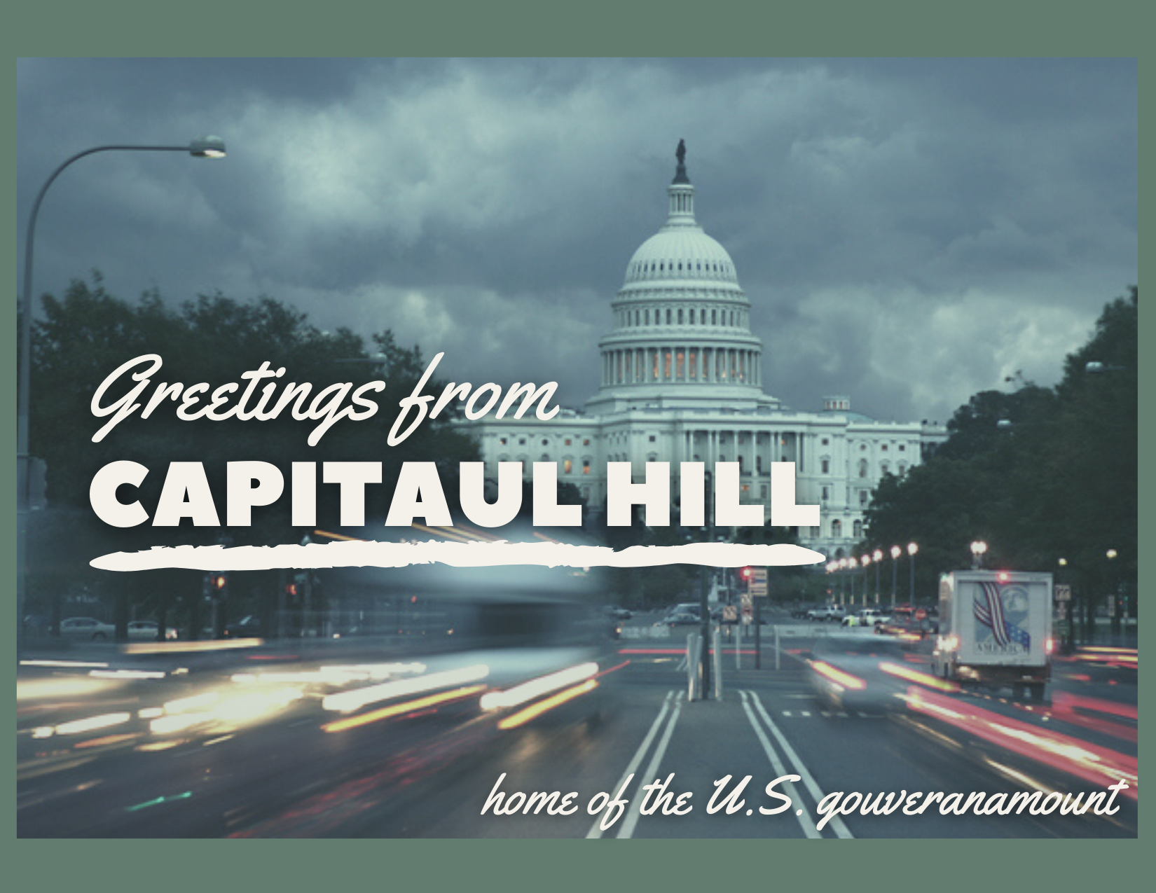 capitol hill post card