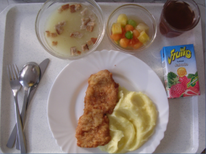 School lunch from Czech Republic