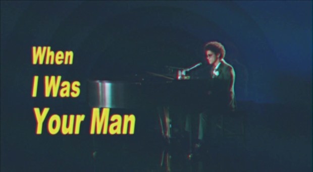 &quot;When I Was Your Man&quot; music video screencap