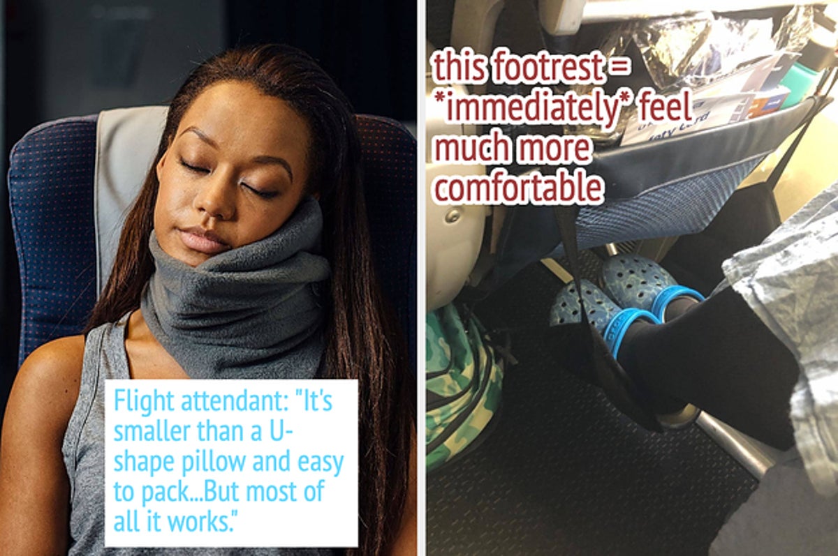 Flight Attendants Love the Andyer Portable Footrest for Travel