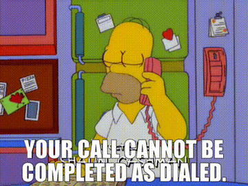 &quot;Your call cannot be completed as dialed.&quot;
