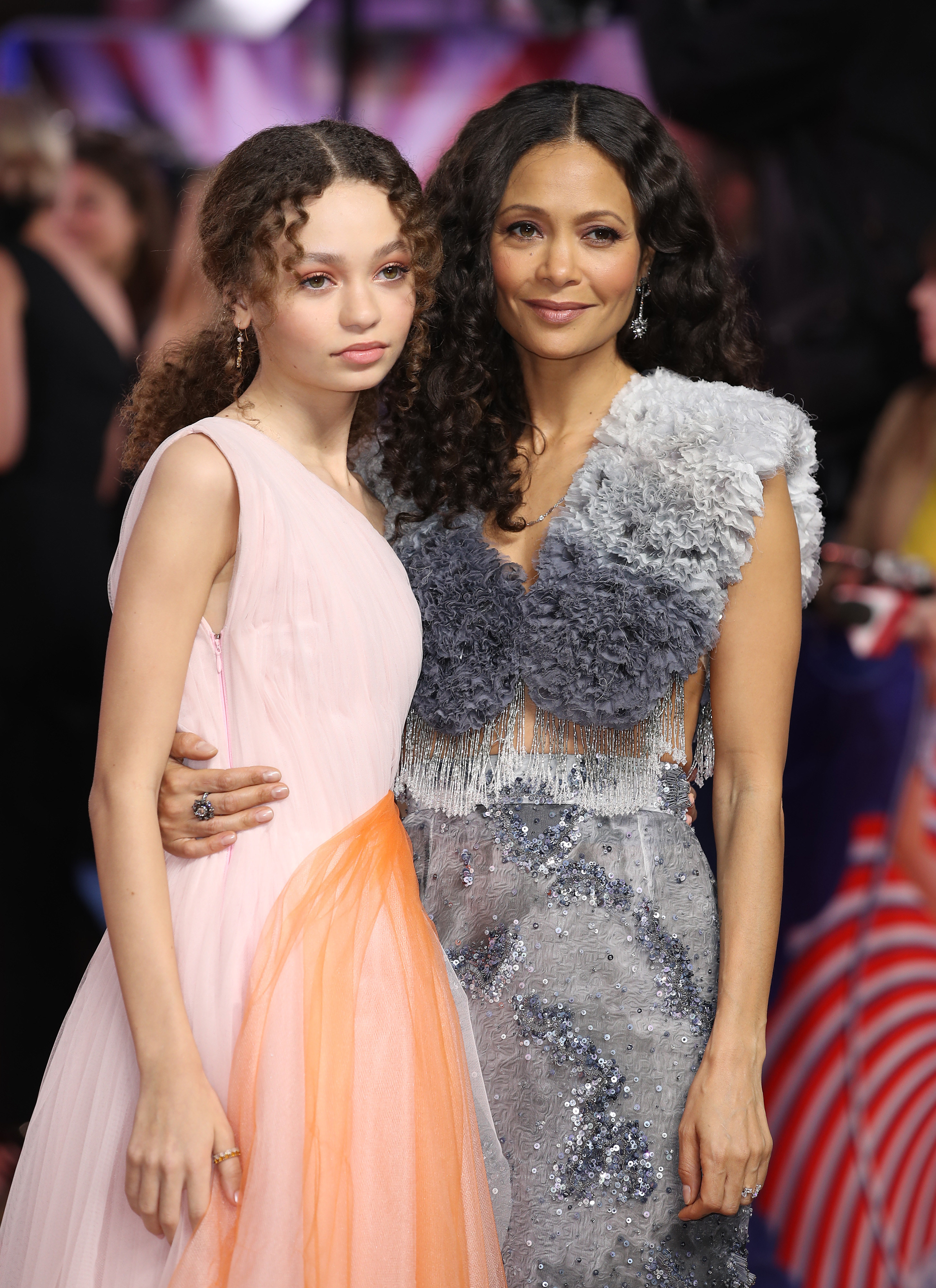 Nico on the red carpet with her mother