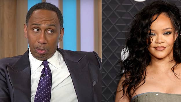 Stephen A. Smith shares his sure-to-be-controversial thoughts on the hype surrounding Rihanna's upcoming Super Bowl Halftime Show headlining performance.