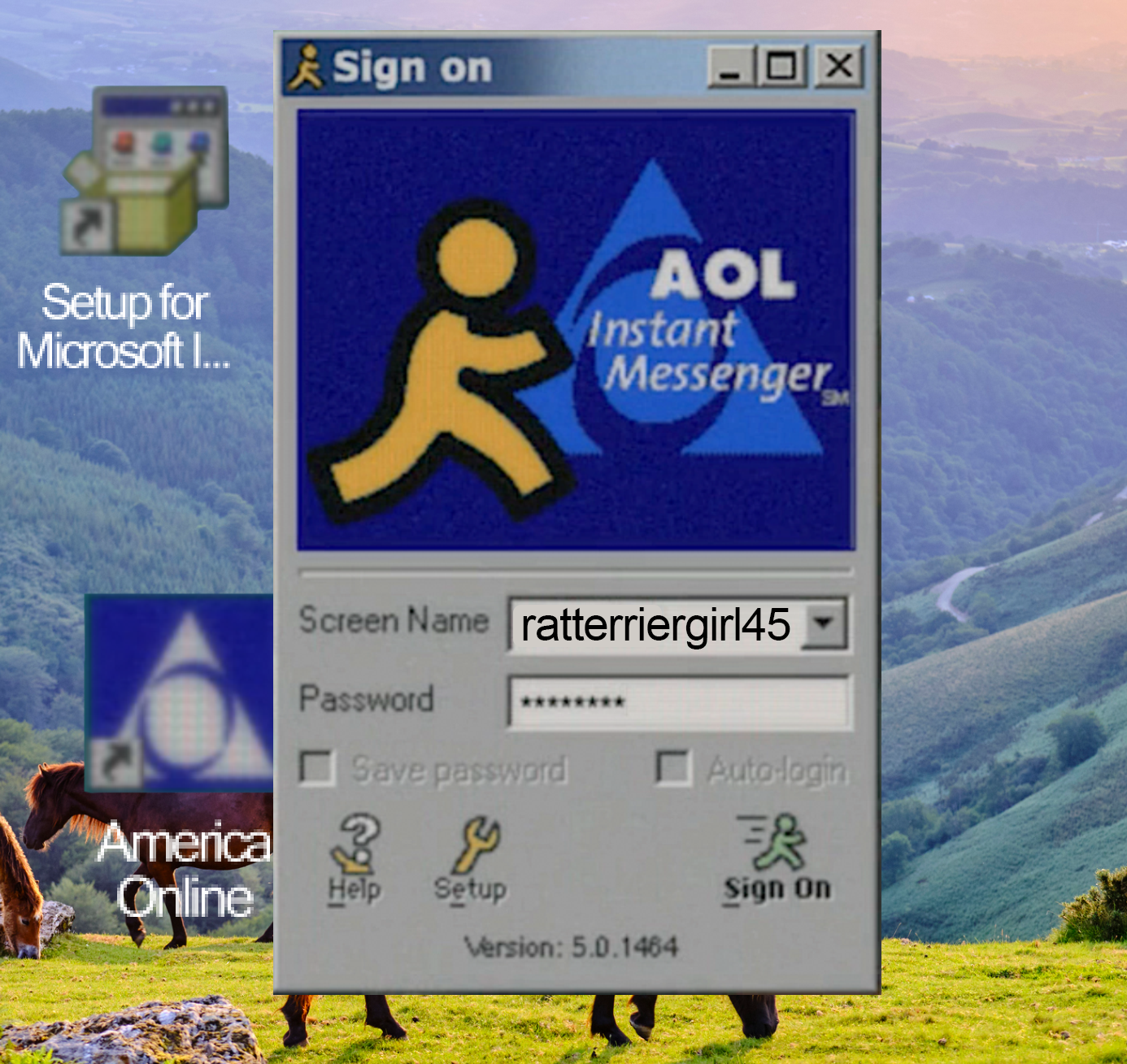 Screenshot of AIM