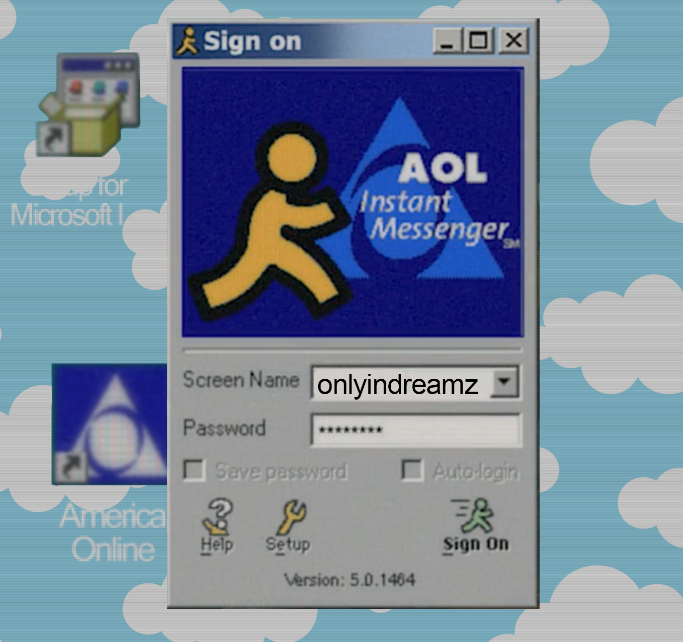 Screenshot of AIM