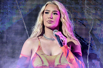 Iggy Azalea is seen during a live performance