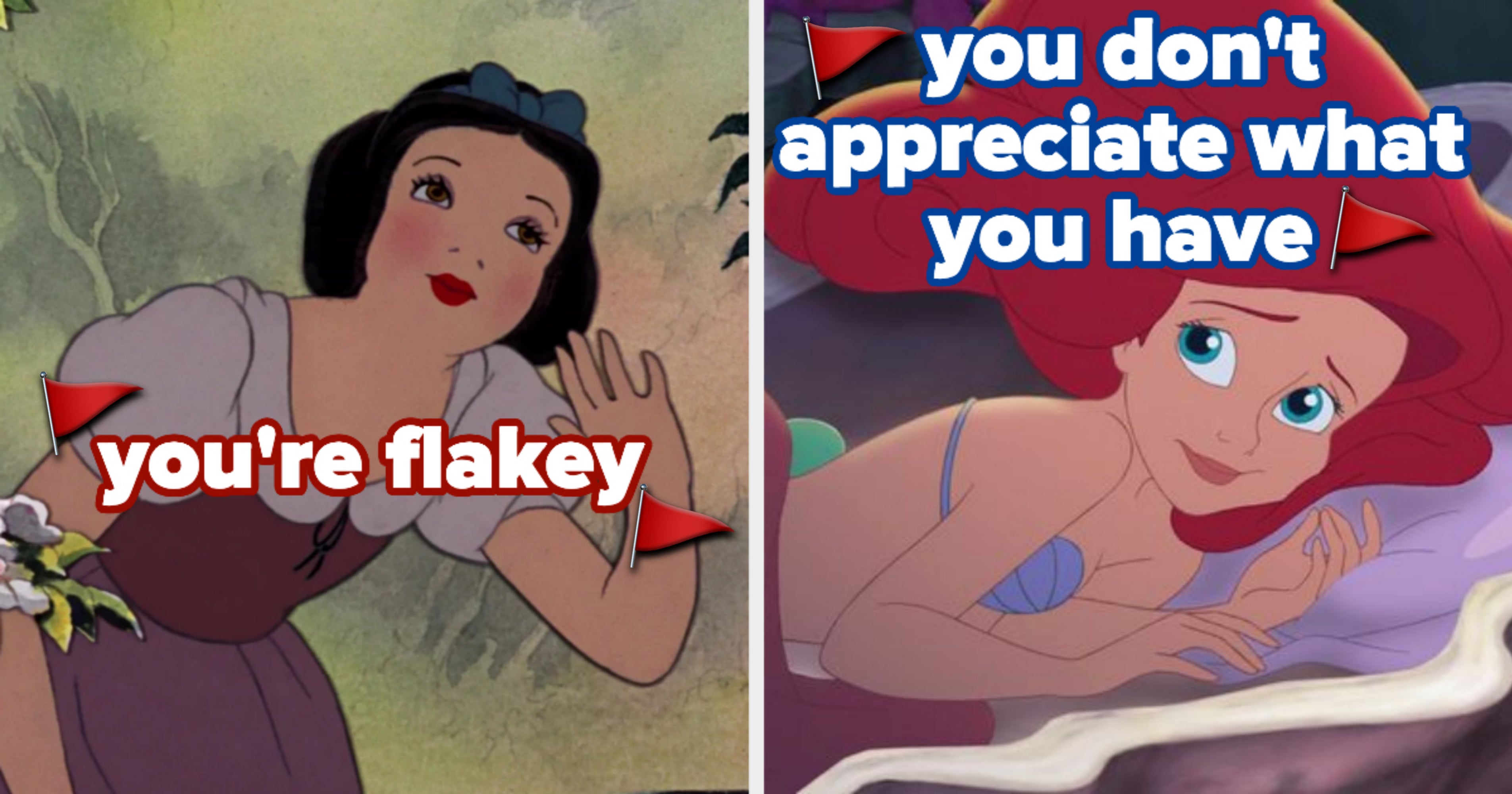 Which Disney Princess Matches Your Red Flags? Quiz