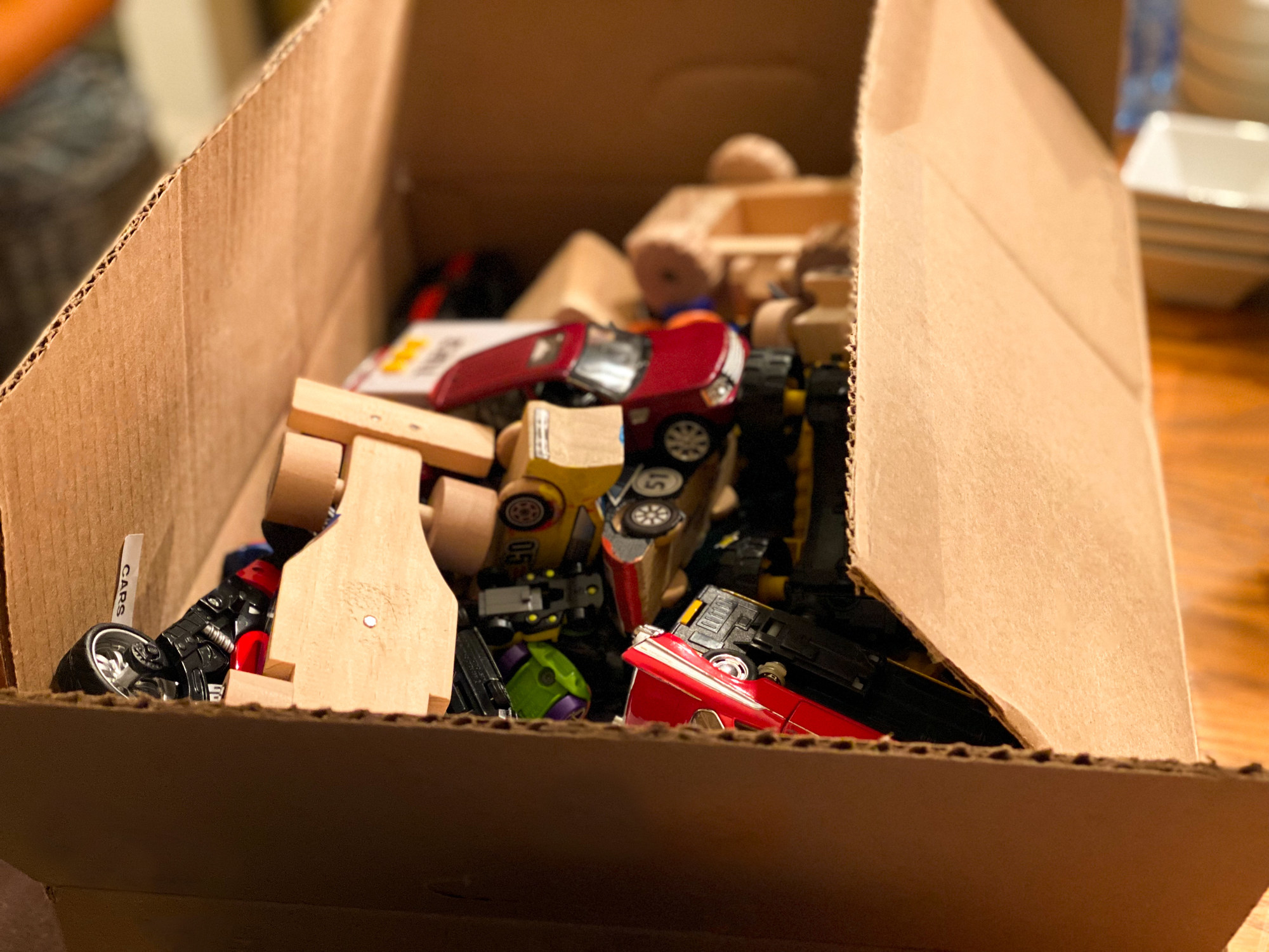 box of toys