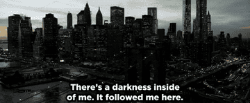A woman says, &quot;There&#x27;s a darkness inside of me; it followed me here&quot;