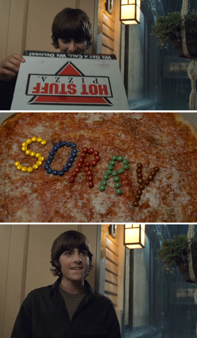love interest receives apology pizza in &quot;princess diaries&quot;