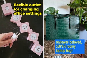 outlet and laptop bag 