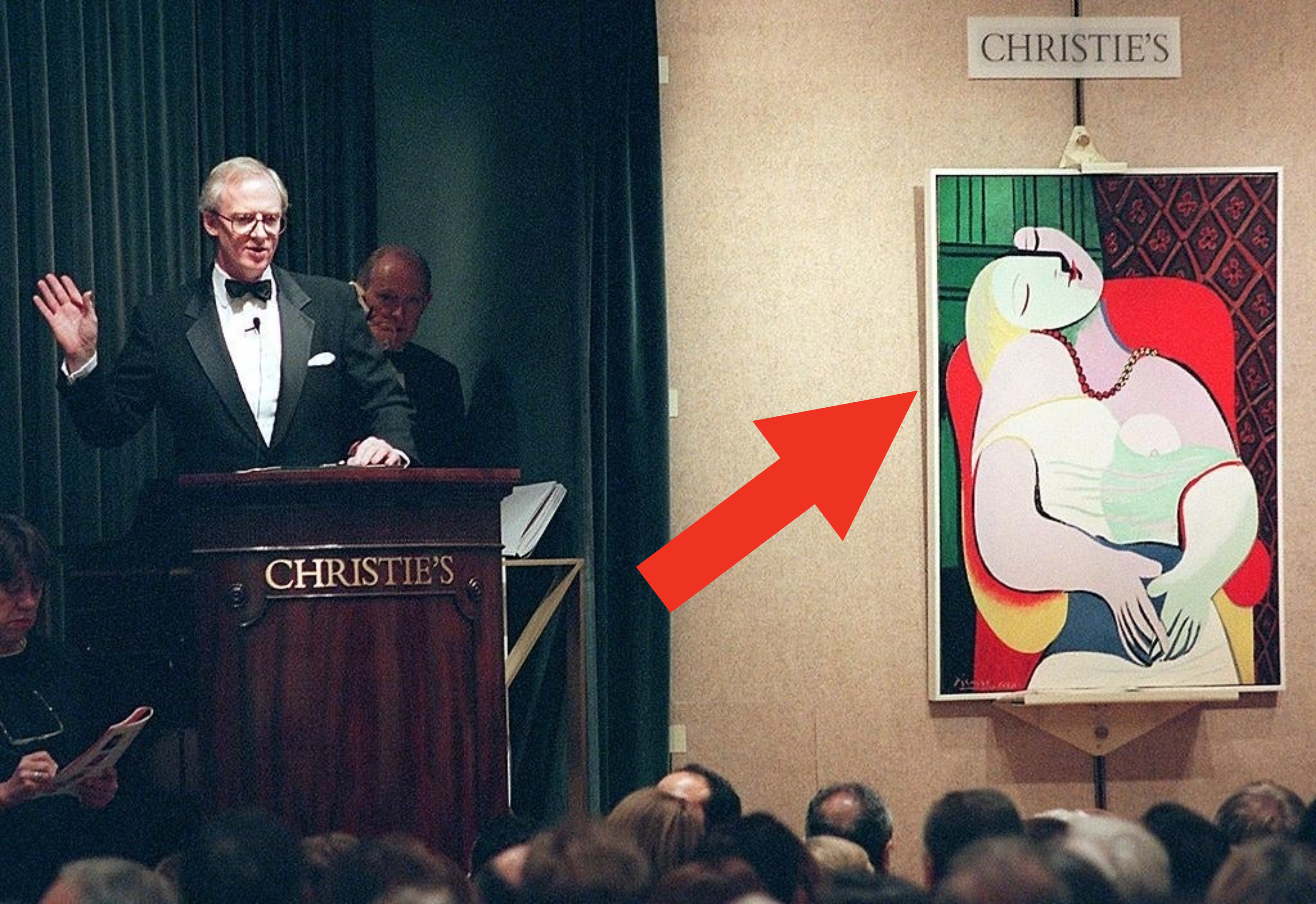 The painting at a Christie&#x27;s auction