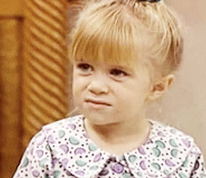 Closeup of Michelle Tanner