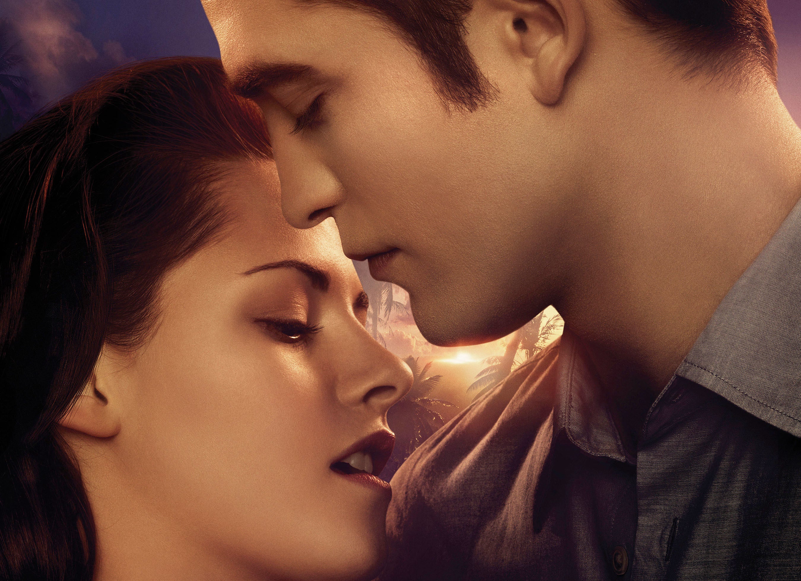 closeup of bella and edward from twilight