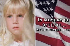 Heather O'Rourke and a 9/11 memorial title page