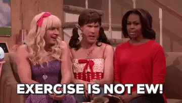 Michelle Obama is saying &quot;exercise is not ew&quot;