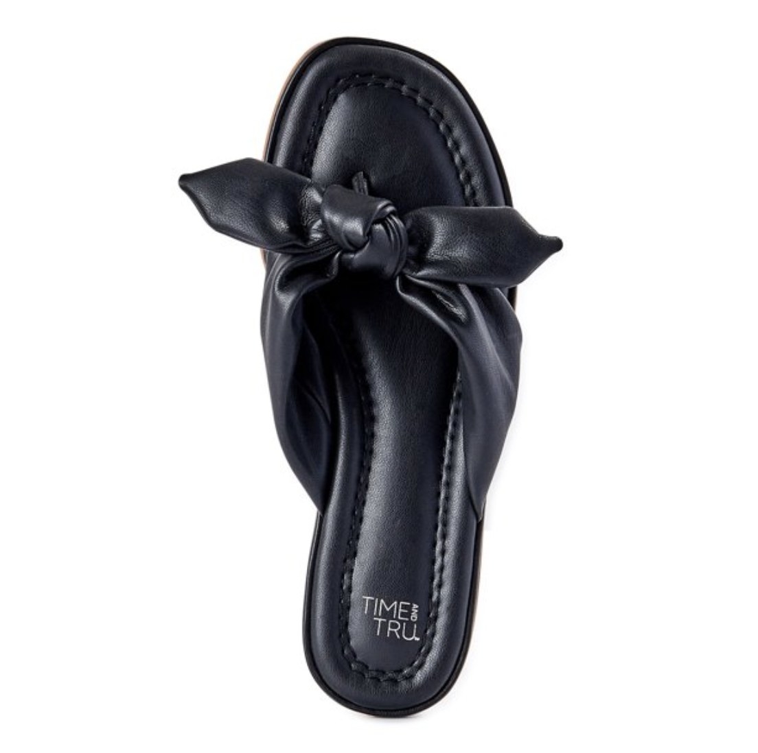 A black sandal