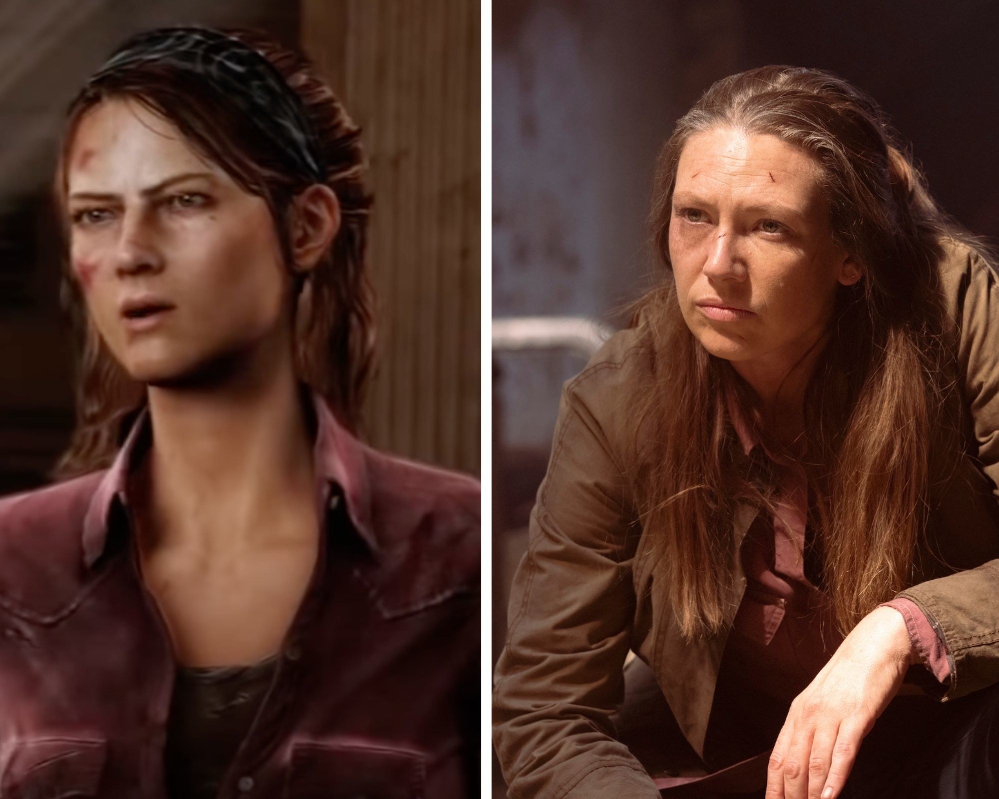 Tess video game character and Tess in The Last of Us TV show