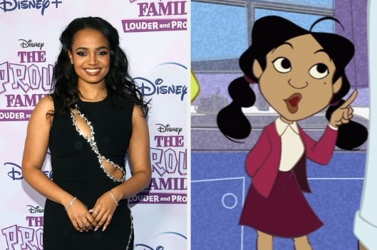 Kyla Pratt at the &quot;The Proud Family: Louder and Prouder&quot; premiere on the left; Penny Proud on the left
