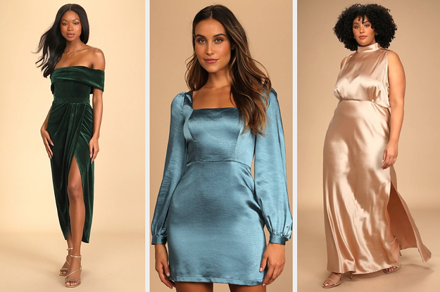 30 Stylish Dresses From Lulus To Wear To A Winter Wedding