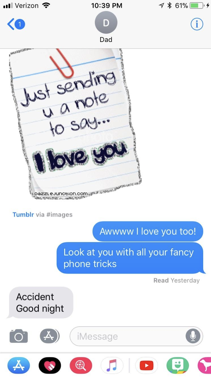 dad says the i love you gif was an accident