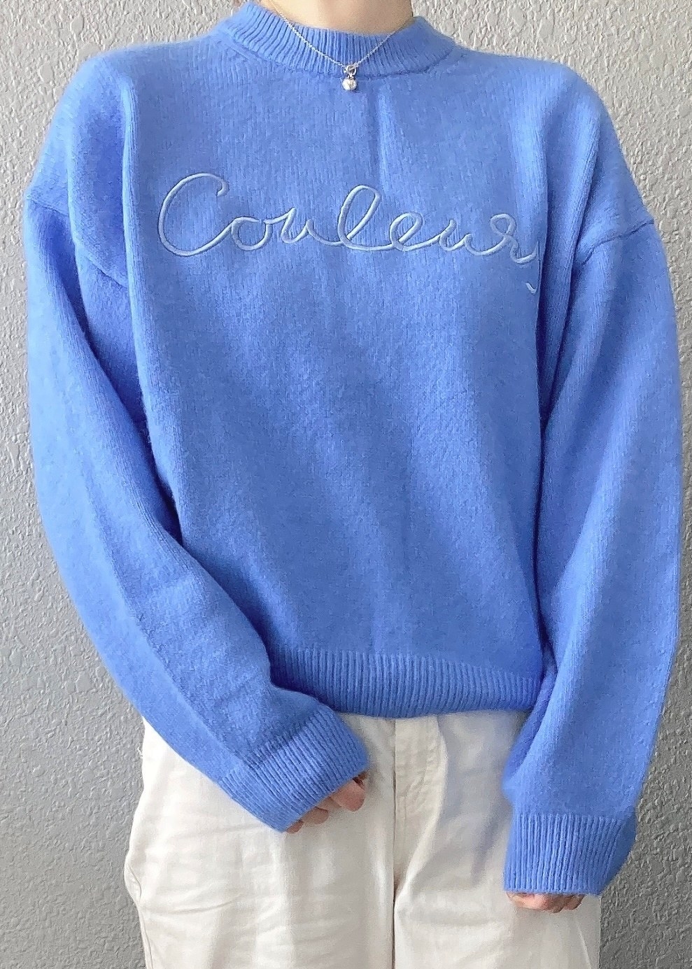 H＆Mのオススメのセーター「刺繍セーター」