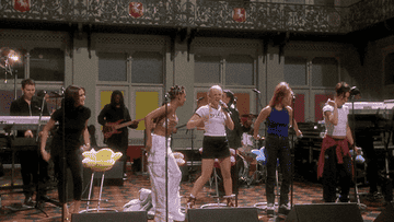 Spice Girls performing in Spice World
