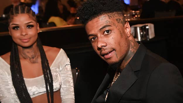 Blueface took to Twitter Friday night to address his on-again, off-again girlfriend Chrisean Rock's pregnancy, with the rapper requesting a DNA test be done.