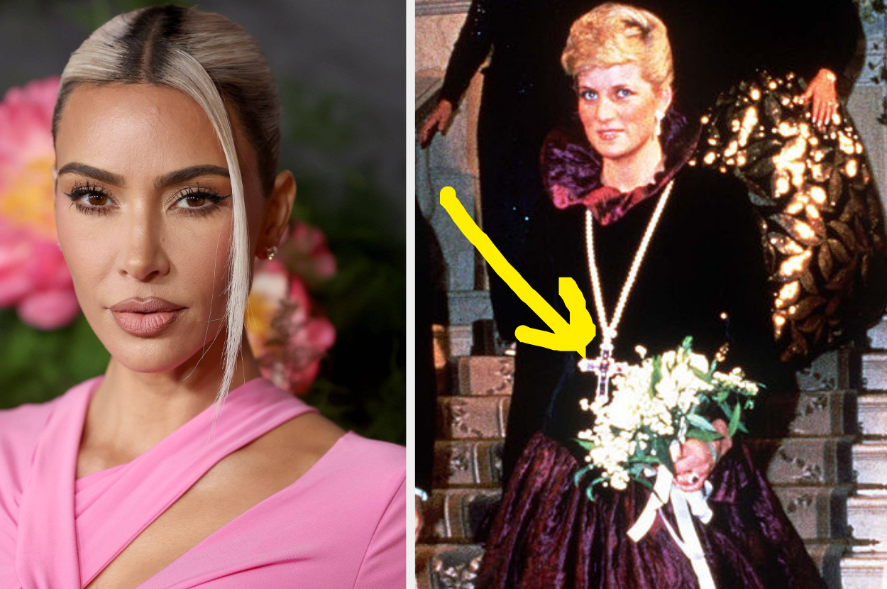 Kim Kardashian Buys Princess Diana's Cross Necklace - Local News Today