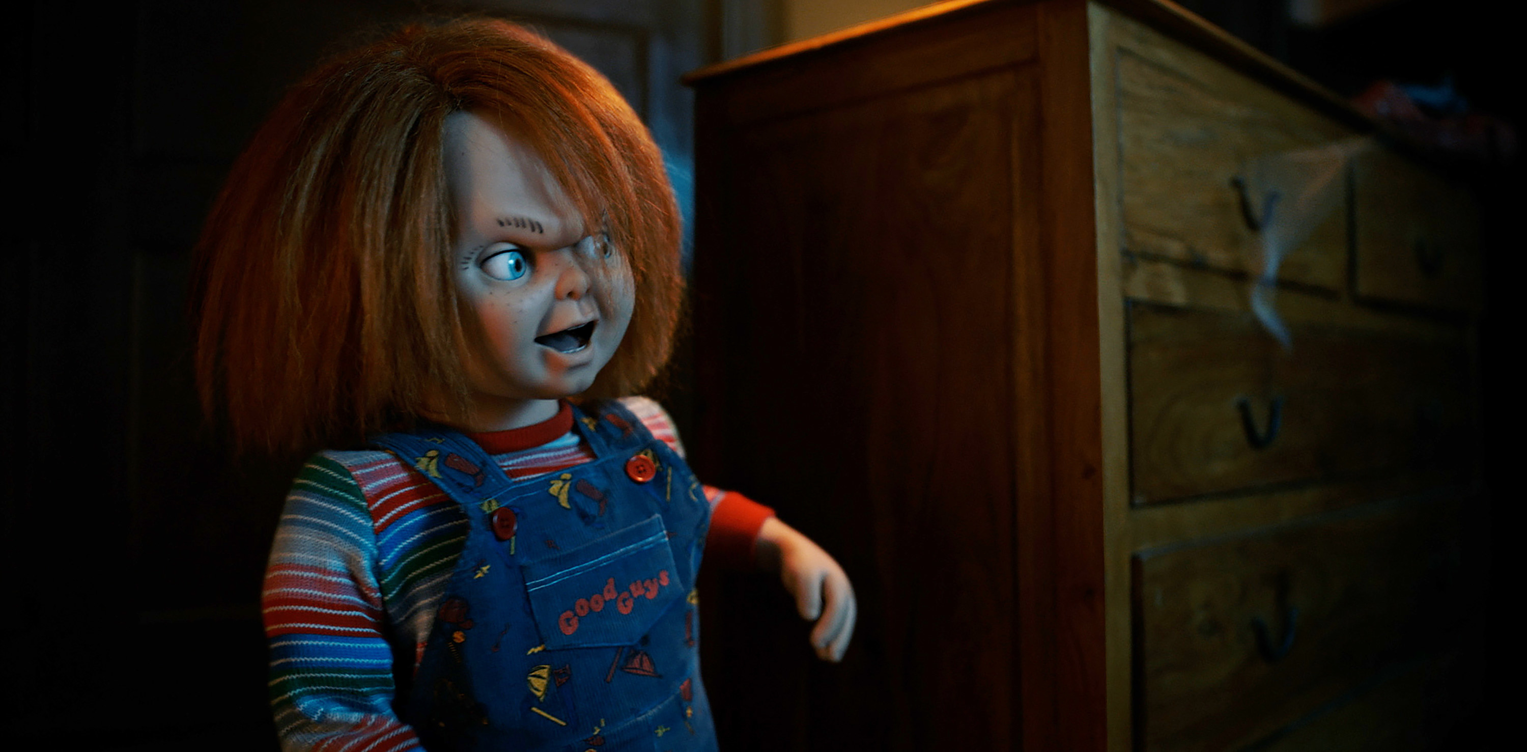 A screengrab of Chucky the doll