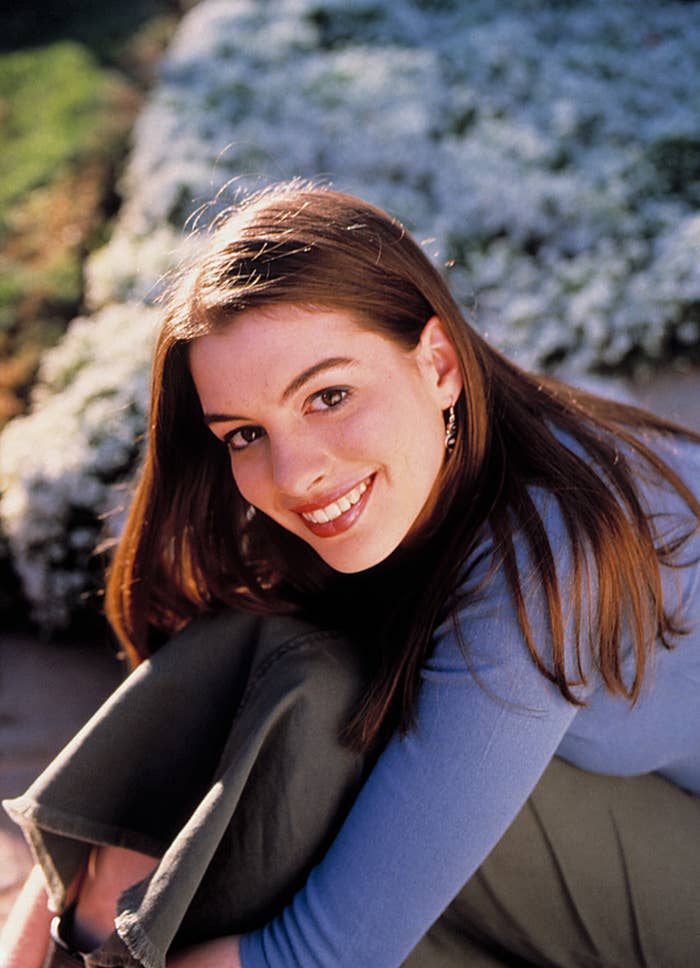 Closeup of Anne Hathaway