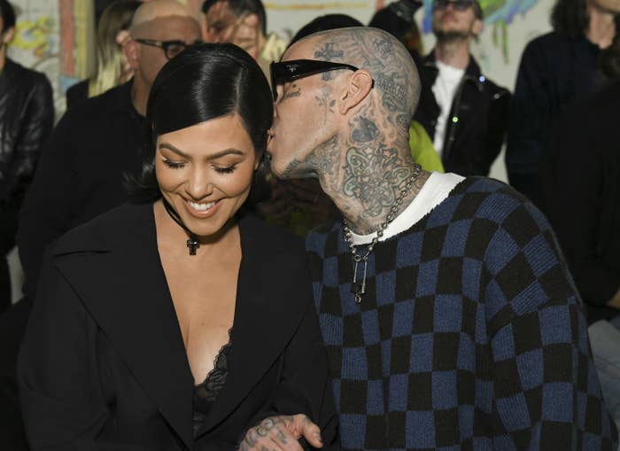 Kourtney Kardashian and Travis Barker