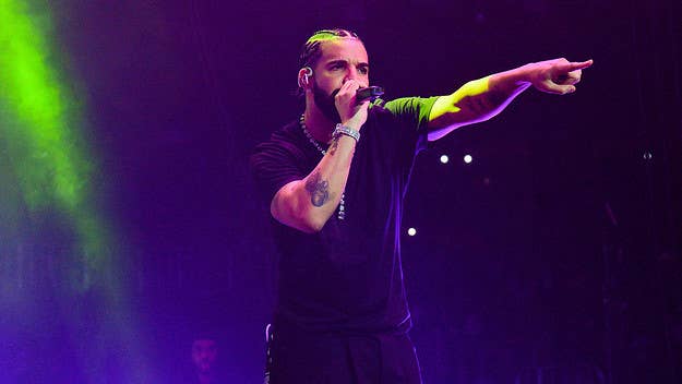 Drake is performing one of two nights at the Apollo Theater. Near the end of his set, he hinted at a fast follow-up to his collaborative album 'Her Loss.'