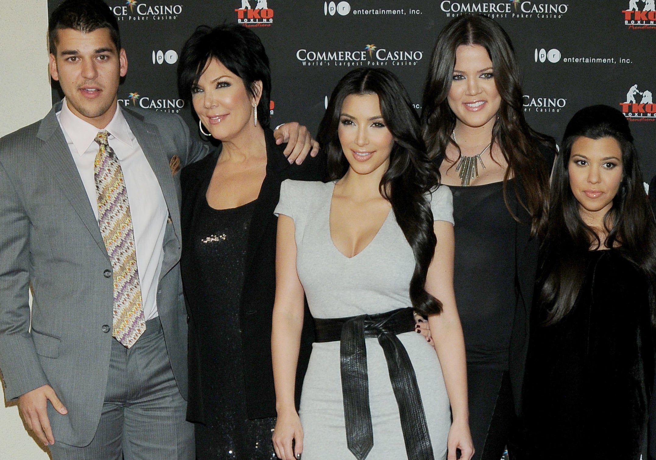Kris Jenner and her Kardashian children