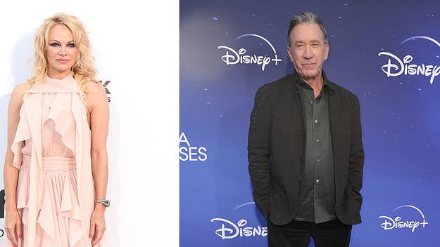 Pamela Anderson has alleged that Tim Allen flashed his penis at her on the set of 'Home Improvement​​' in 1991​​​​​ when she was 23-years-old.