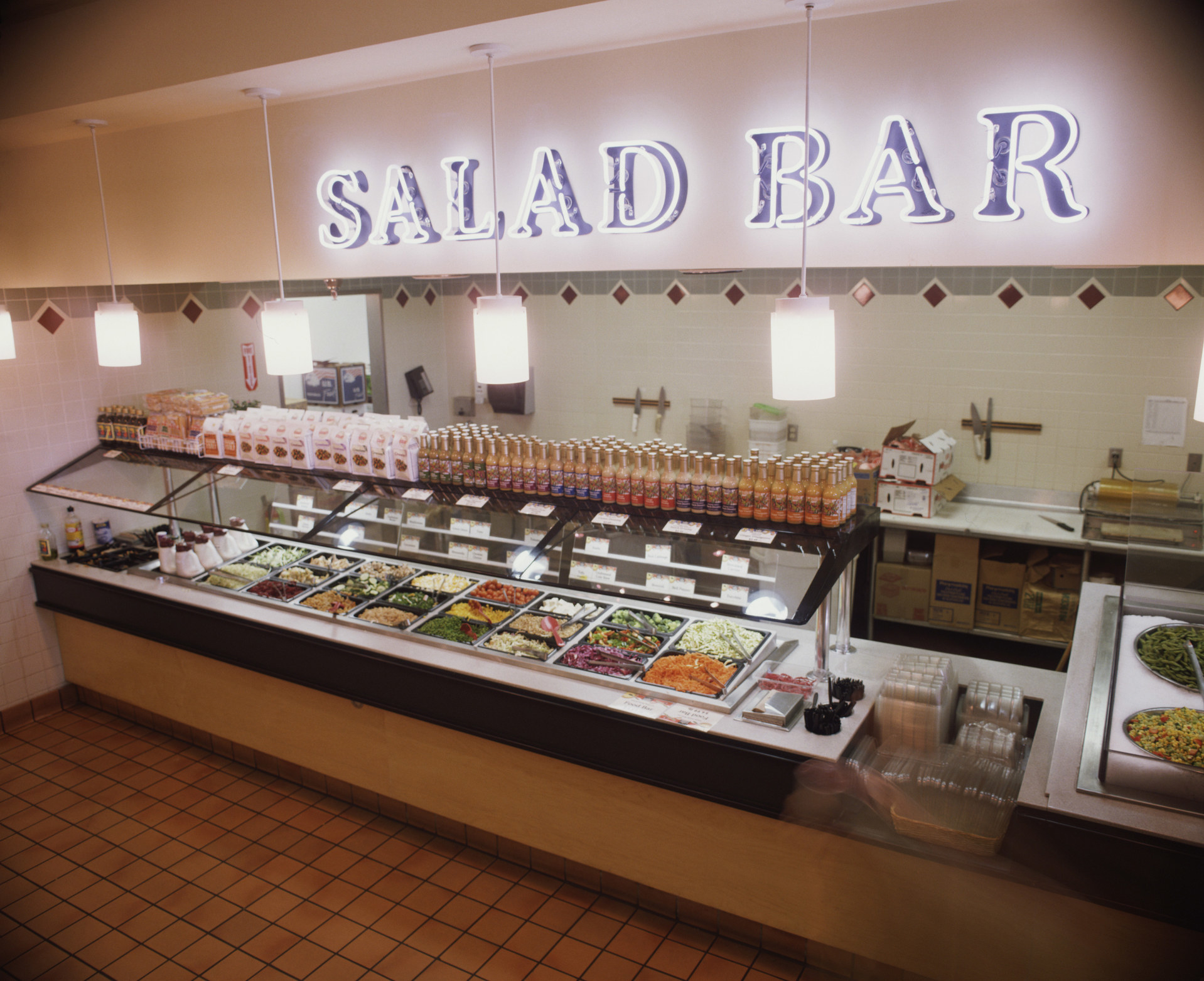 A salad bar