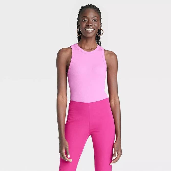 the tank top in pink