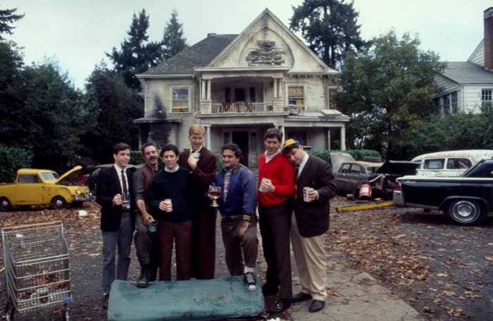 The cast of "Animal House"