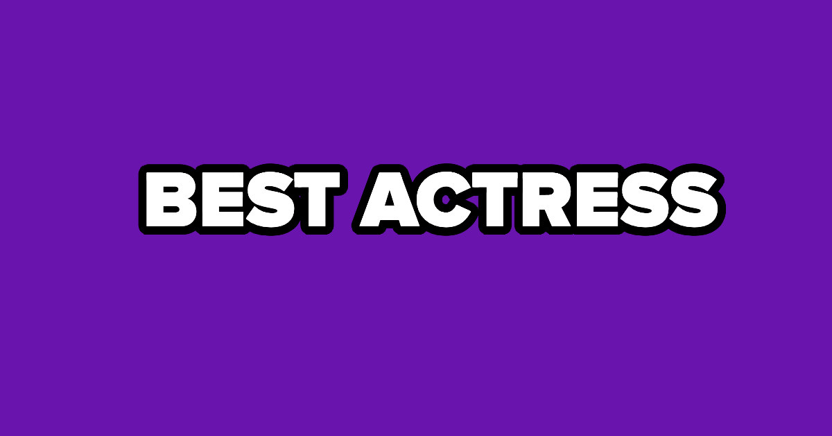 &quot;BEST ACTRESS&quot; text