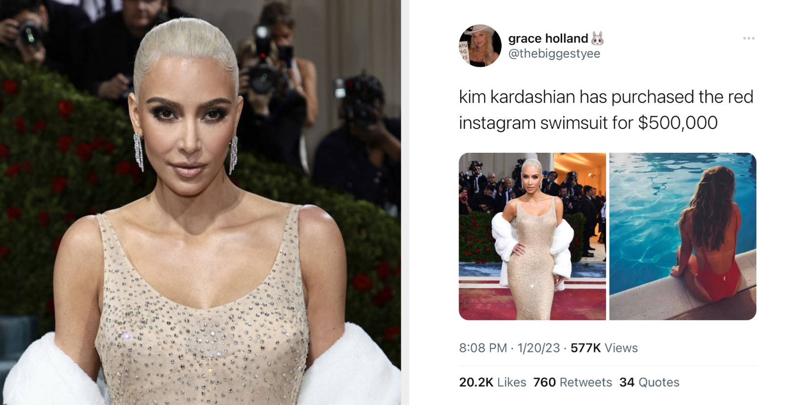 Kim Kardashian Purchases Meme Tweets