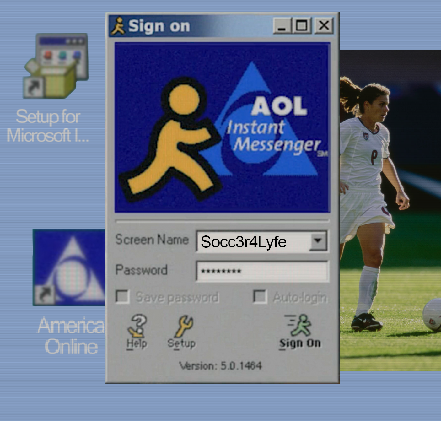 Screenshot of AIM